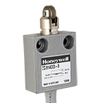 Honeywell Miniature Limit Switch; Cross Roller Plunger (90° Rotated Plunger); 5A; 240VAC; 1NO 1NC SPDT; 9 ft. Cable